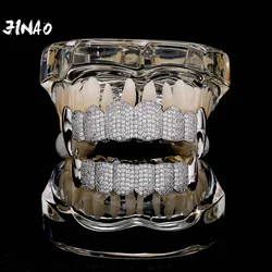 JINAO 2023 NEW HIP HOP Star Design High Quality Ice Cravejado AAA+ Cubic Zircon Grillz Free Shipping Jewelry