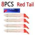 8 Piezas de Cola Roja