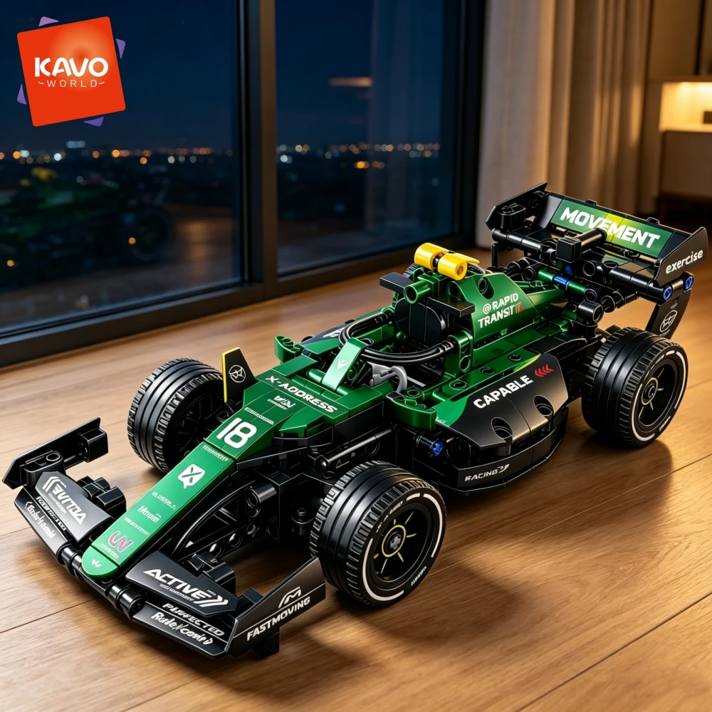 KAVOWORLD Classic Racing Car B - Model Kit Builder Game review and price