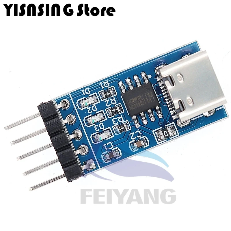 TYPE-C USB to TTL Serial Port CH340N Module CH340 DC 5V/3.3V Upgrade MCU Download Brush Line