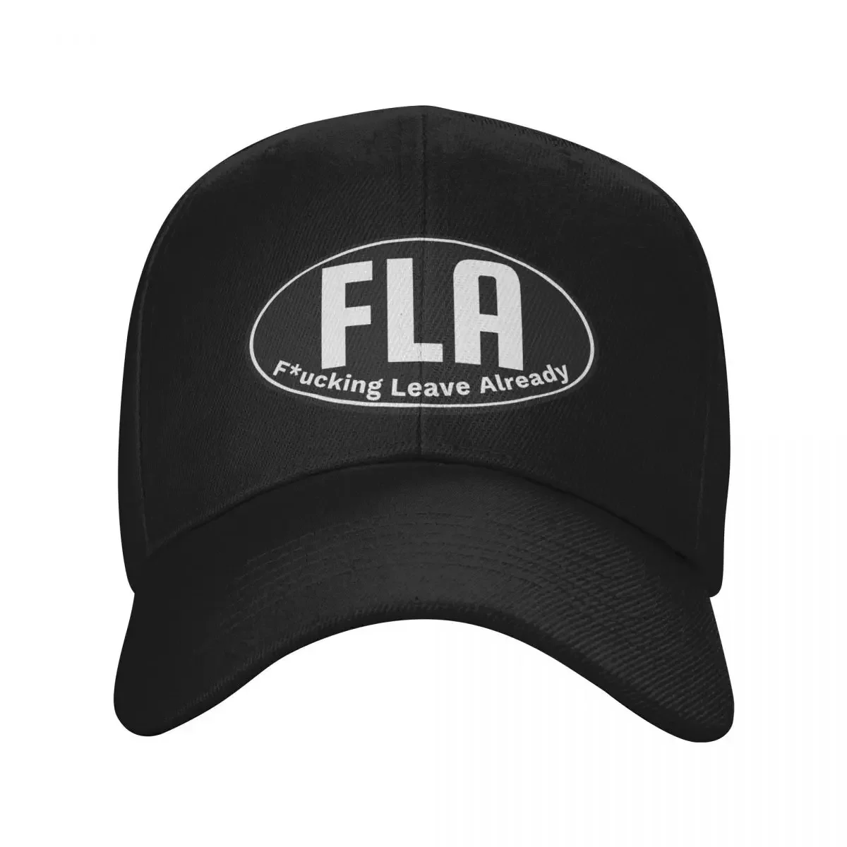 

Funny Florida FLA (black) Baseball Cap Christmas Hat fishing hat fun hats Hat Man Luxury Women Beach Fashion Men's