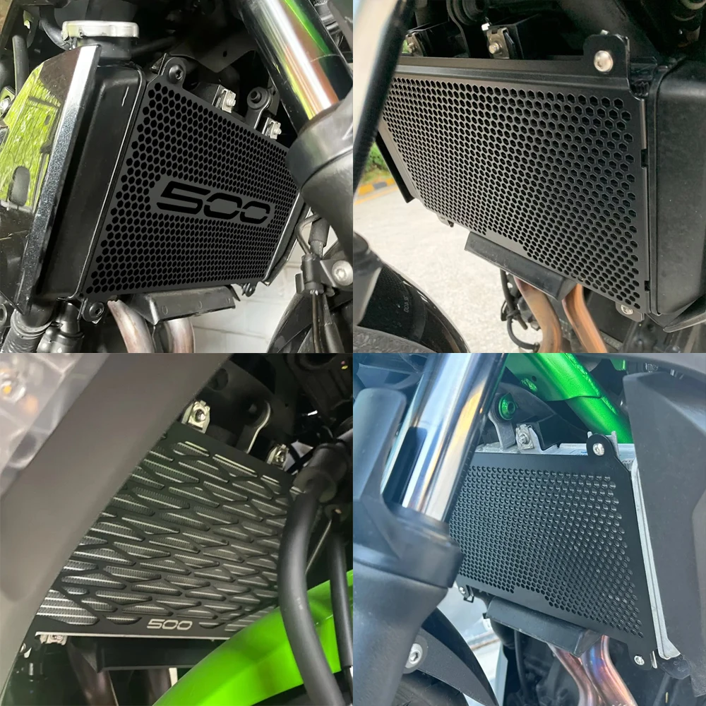 نينجا 500 Z500 دراجة نارية اكسسوارات المبرد الحرس حامي غطاء مصبغة لكاواساكي Z 500 Ninja500 SE ABS 2026 2025 2024 #2