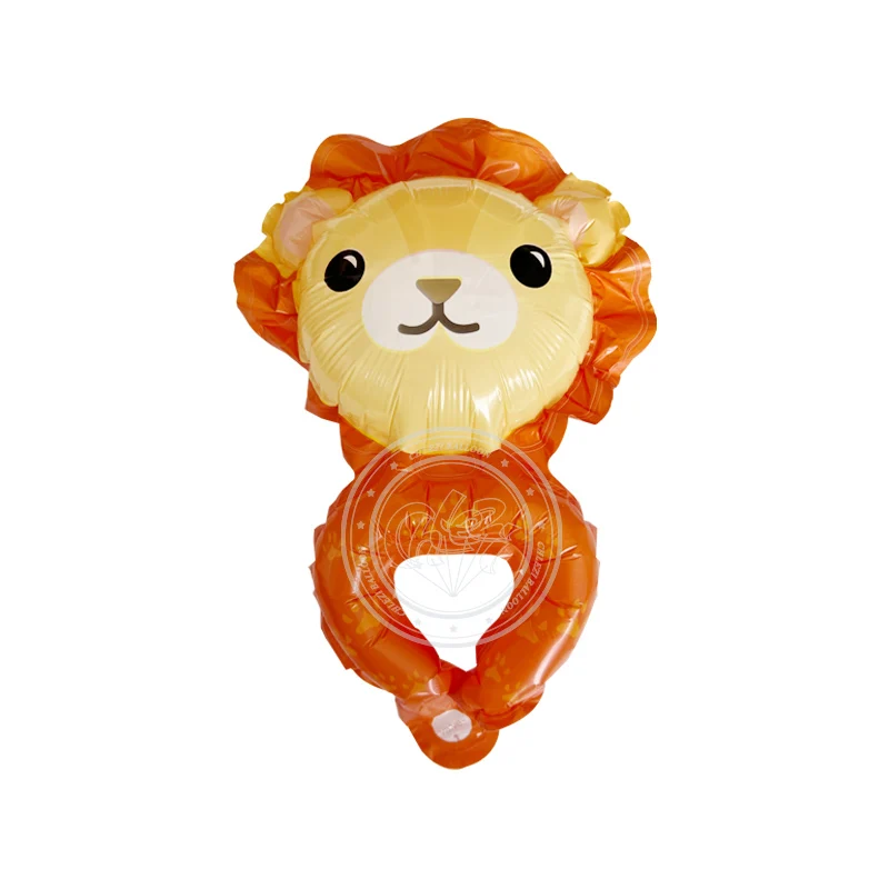 20pcs Cartoon Figure Animal Wrist Balloon Bear Rabbit Frog Fox Cartoon Balloons Happy Birthday Party Decorations Baby Shower view 3