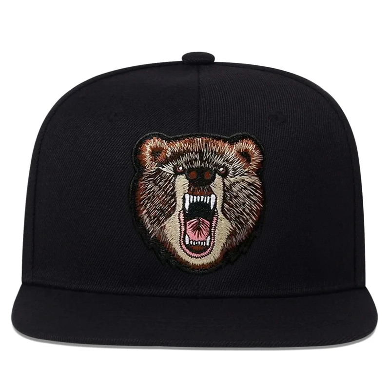 baseball CAP enjoy the bear hip hop snapback hat for men women adult outdoor casual sun baseball cap bone