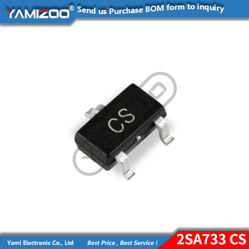 100PCS 2SA733 SOT23 A733 SOT SMD SOT-23 CS new transistor