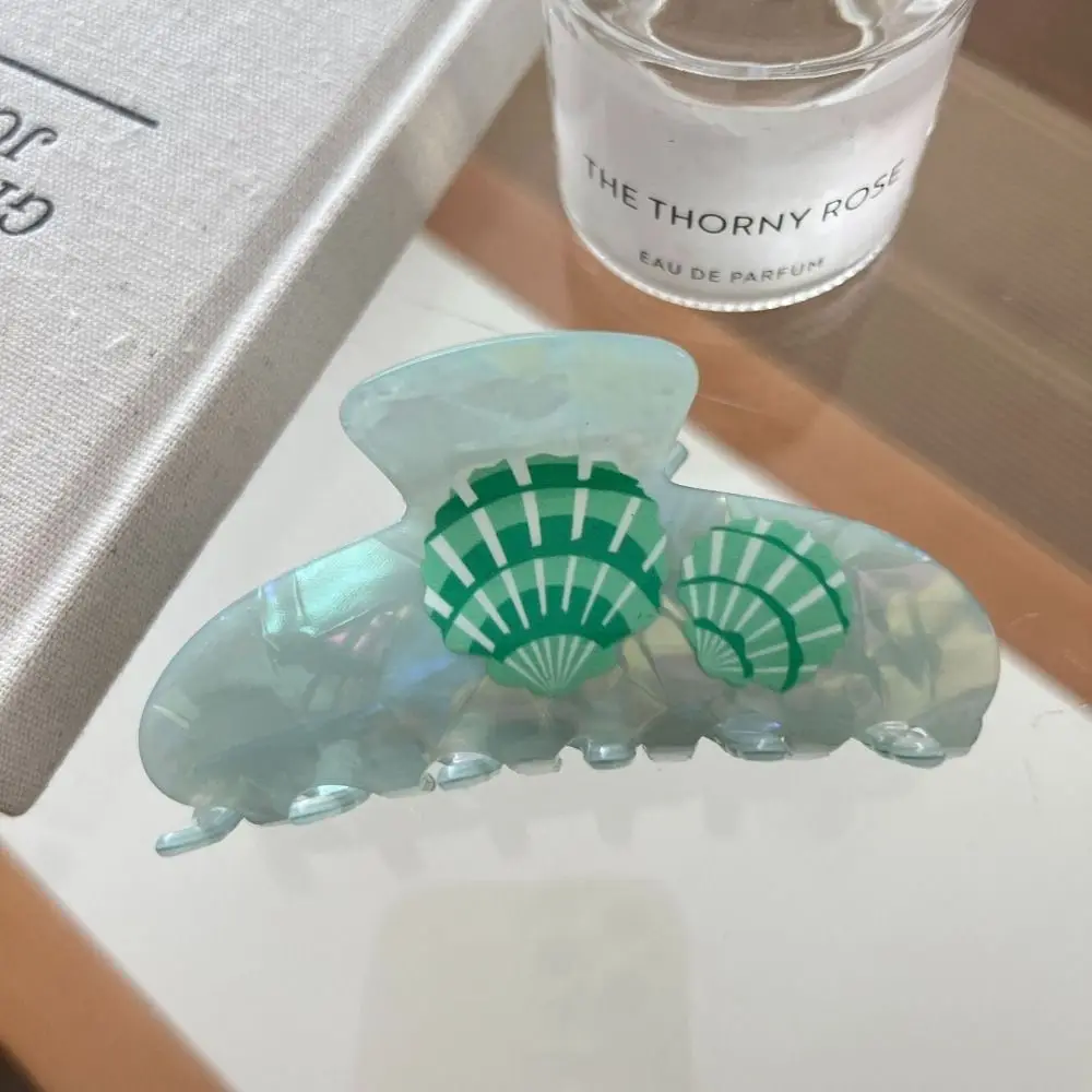 Pinza para el pelo de Animal del océano dulce, pinza para el pelo de concha de ácido acético de estilo coreano, pinza para el pelo de cola de caballo alta, accesorios para el cabello, Clip geométrico de tiburón