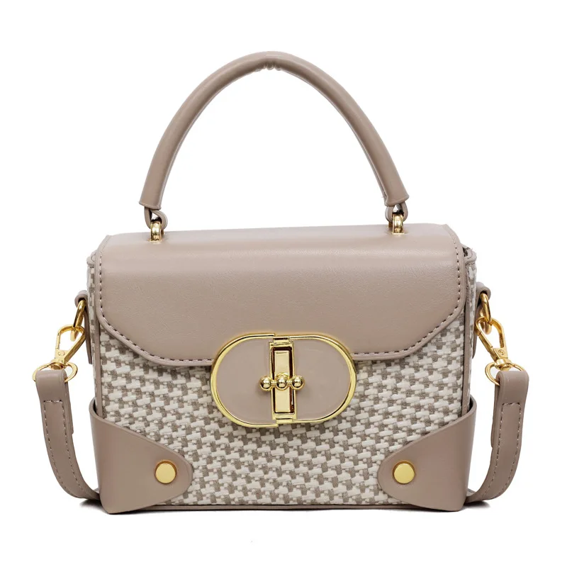 2026 New Print Vintage Mini Square Bag Multiway Shoulder Crossbody Top Handle Chic Everyday Purse Gift for Women