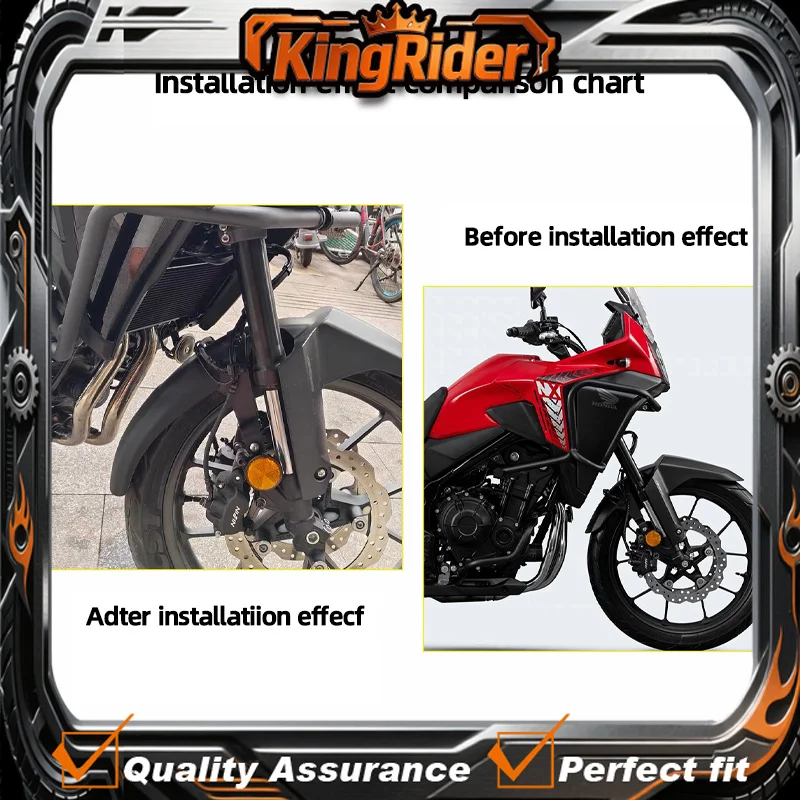 NX 400 500 Motorcycle Front Fender Front Tire Cover Fairing Mudguard Lengthen Splash Guards Accessories For Honda NX400 NX500