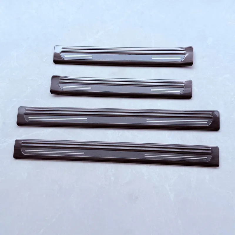 

For Patrol Y63 Armada 2025 2026 Accessories Stainless Steel Door Sill Scuff Plate Trim Threshold Pedal Guards Protector