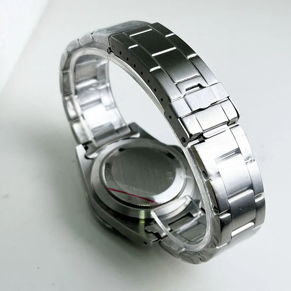 39.5 مللي متر NH35 ساعة ريترو شل قبة الزجاج يناسب الحركة NH35A/36/34 علبة الحركة مع عرض النطاق الترددي 20 مللي متر حزام الملحقات