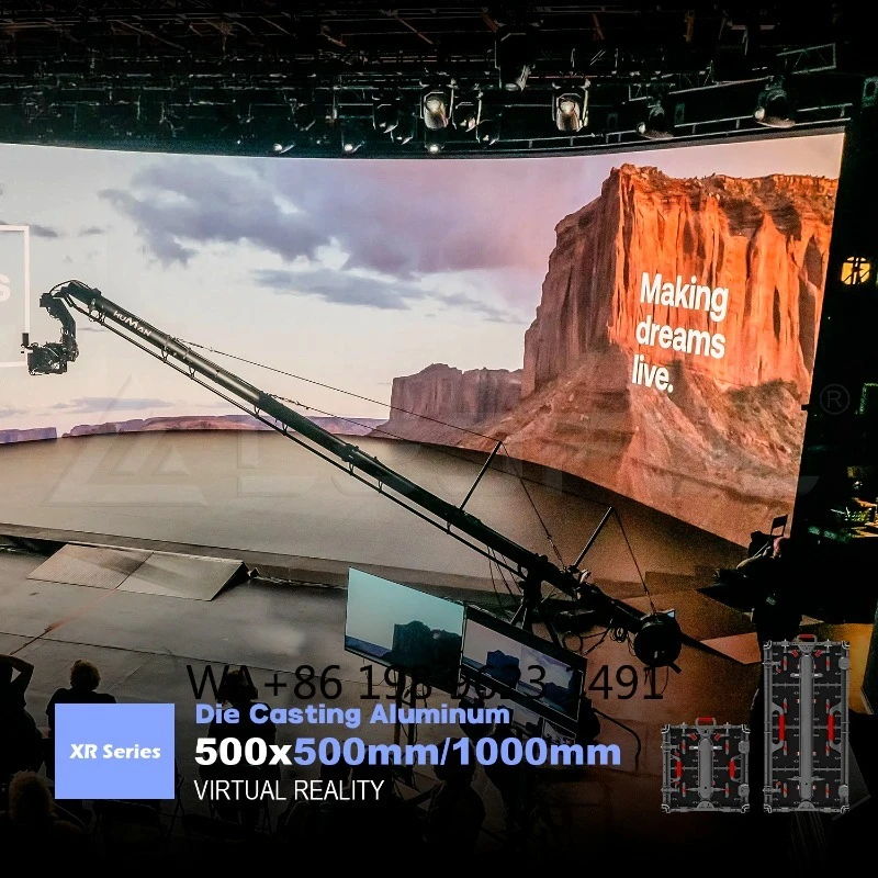 

P1.9‑P2.6 500×500mm Indoor LED Video Wall Panel 4K 8K XR VFX Studio Screen for Film Production Stage Shooting