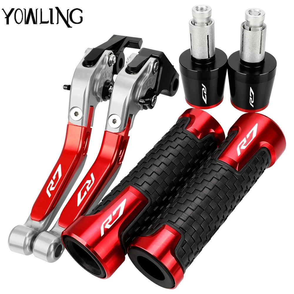 

YZF R7 2022 2023 2024 Motorcycle Clutch Brake Lever Handlebar grips ends For Yamaha YZF-R7 YZFR7 Adjustable Extendable Folding