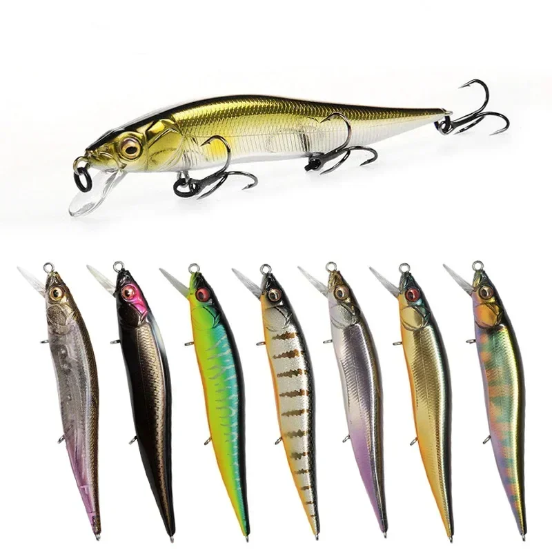 Luya floating minnow simulation hard false bait long sea fishing tip mouth Good fishing helper