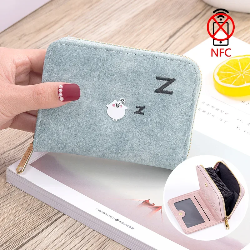 2024 novas mulheres carteira curta moda bonito dos desenhos animados animais zíper cartão moeda bolsa simples menina estudante personalizado senhora carteira