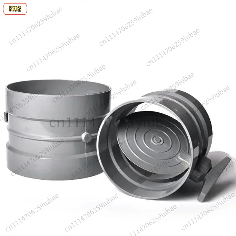 df df Manual Switch Valve 63‑315mm PVC Pipe Air Volume Control Valve Circular Air Duct Regulating Switch Valve