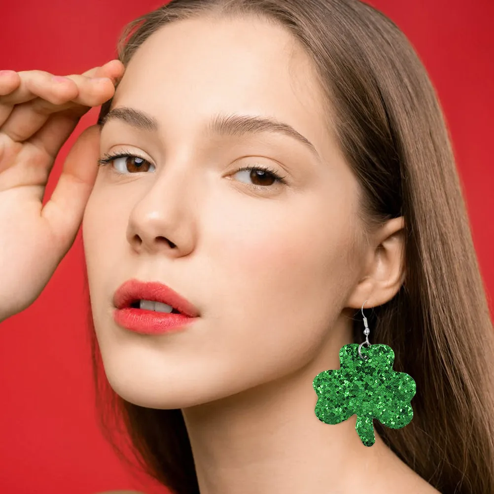 1Set Day Earrings Hat Shape Earrings Lightweight Festive Party Jewelry Creative Gift Idea
