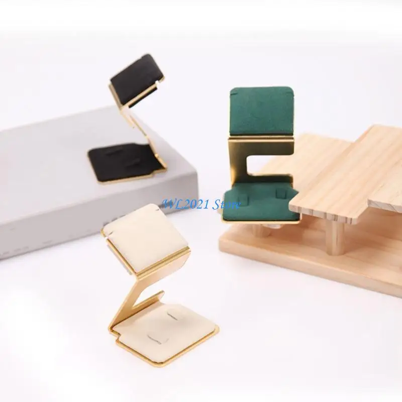 G5GC Metal Display Stand Z Type Jewelry Showccase Shelf for arring/netclace/watches #3