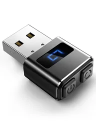 Vaydeer USB Mouse Jiggler Tiny Undetectable Mouse Mover with Separate Mode and ON/OFF Buttons,Digital Display and Protective Cov
