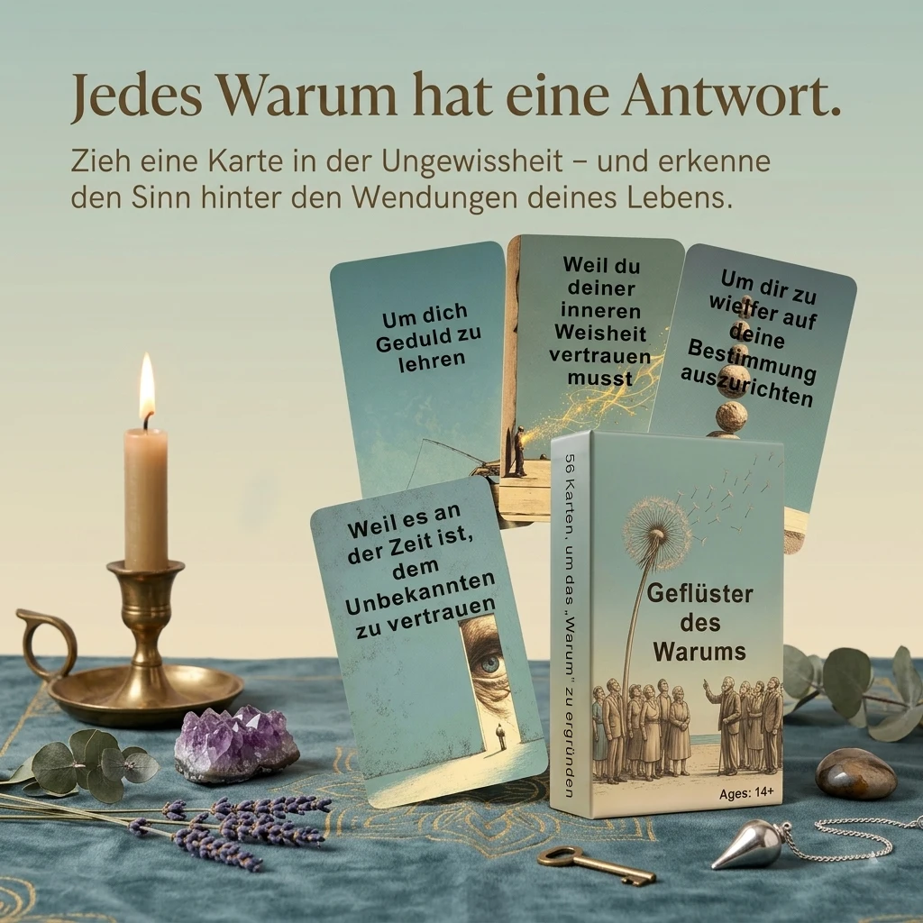 

German Oracle Cards, Tarot Deck, 56 Spiritual Guidance Cards, Self-Healing, Meditation, Divination Tool, Birthday Gift