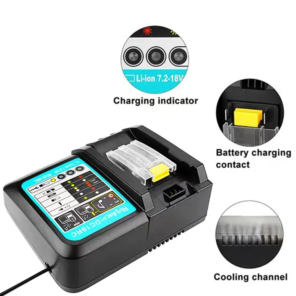 Makita18V 10000mAhOriginal Lithium ion Rechargeable Battery  drill Replacement Battery BL1860 BL1830 BL1850 BL1860B