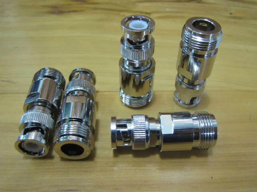 

N-K To BNC-J RF Connectors, Adapters, Connectors, Core Pins Gold Plated