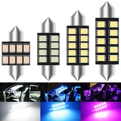 2pcs canbus c5w led Festoon c5w led purple 31mm led 36mm 39mm 41mm led Car led lights ice blue interior light white reading lamp