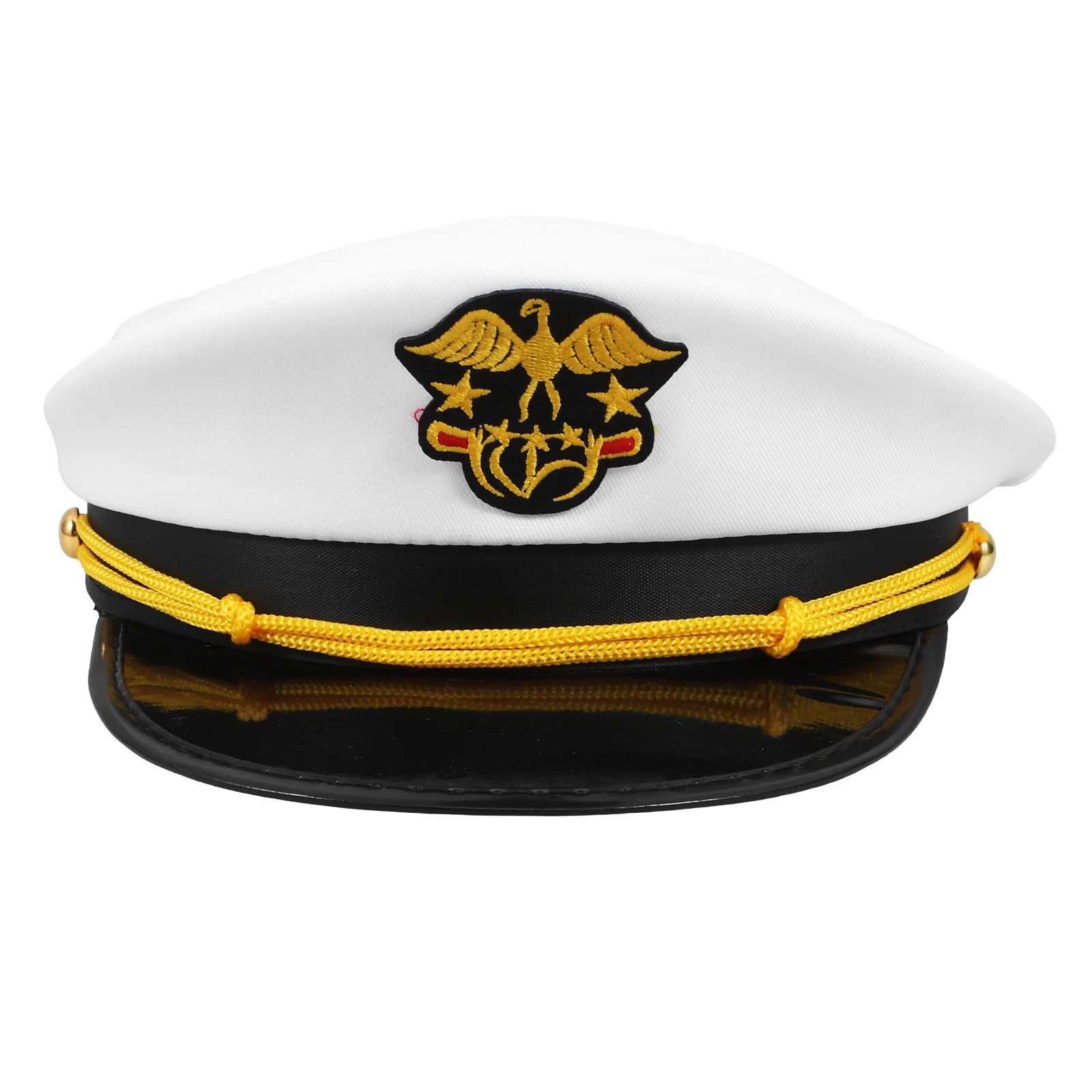 

Navy Cap Sailor Accessories Flat Top Sailing Hats Kids Captain Costume Breathable Stylish Travel Sports Casual Wear Ship