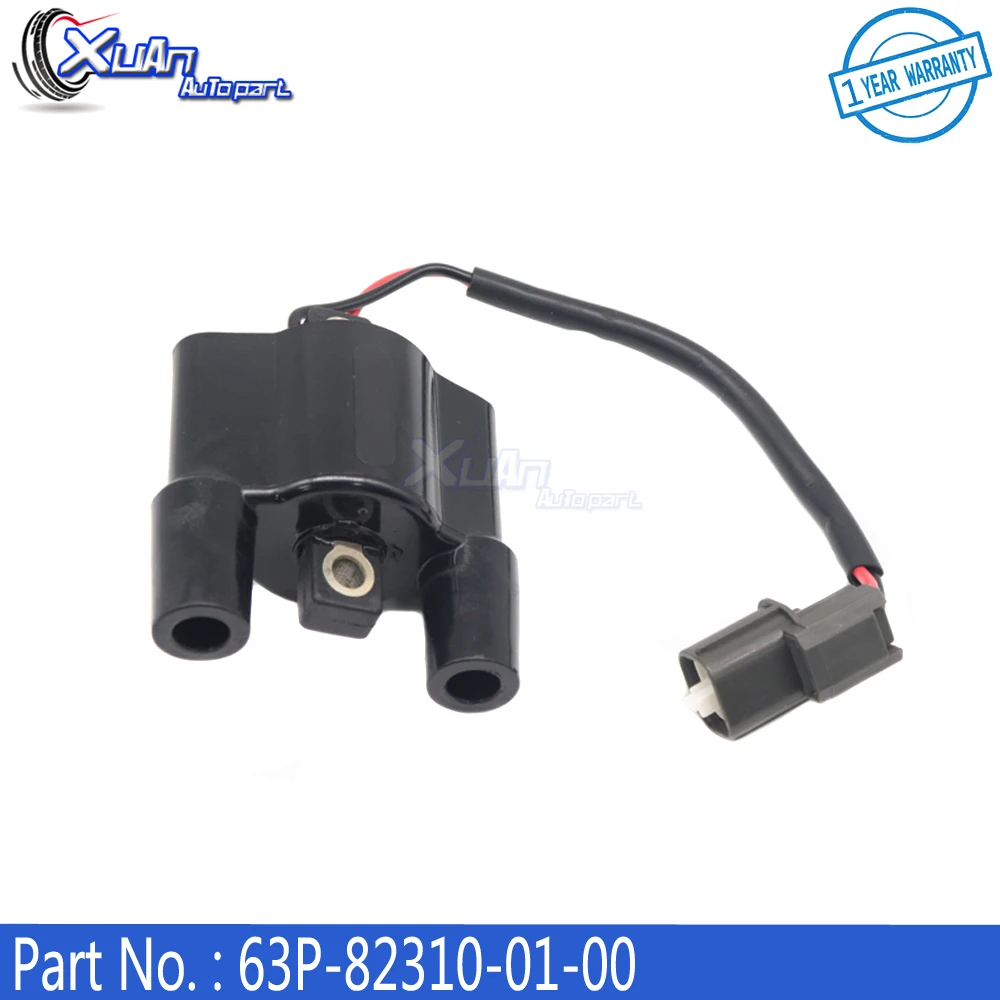 XUAN High Quality Ignition Coil 63P-82310-01-00 For Yamaha F60 4 Stroke 2005 63P823100100