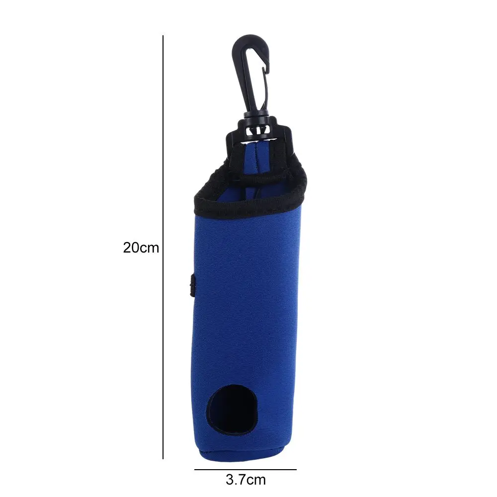 Borsa per pallina da Golf piccola portatile Mini marsupio 3 palline + 3 Tee custodia per pallina da Golf in Neoprene con Clip per cintura girevole