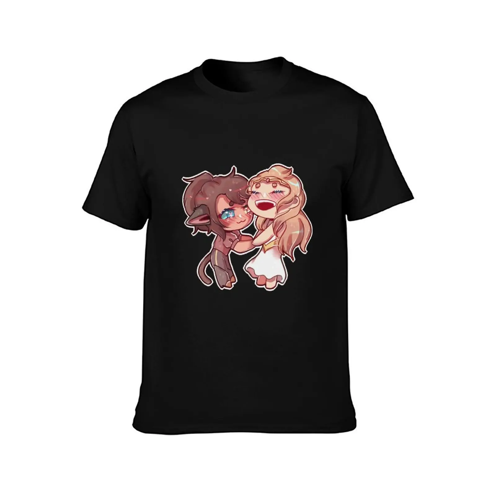 she-ra future catradora chibi sticker T-Shirt sublime anime tshirt Men's t shirts