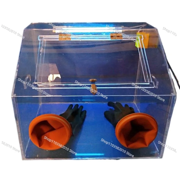 2025 Sterile acrylic glove box, sealed box, ultraviolet sterilization operation box, nitrogen dust box virus