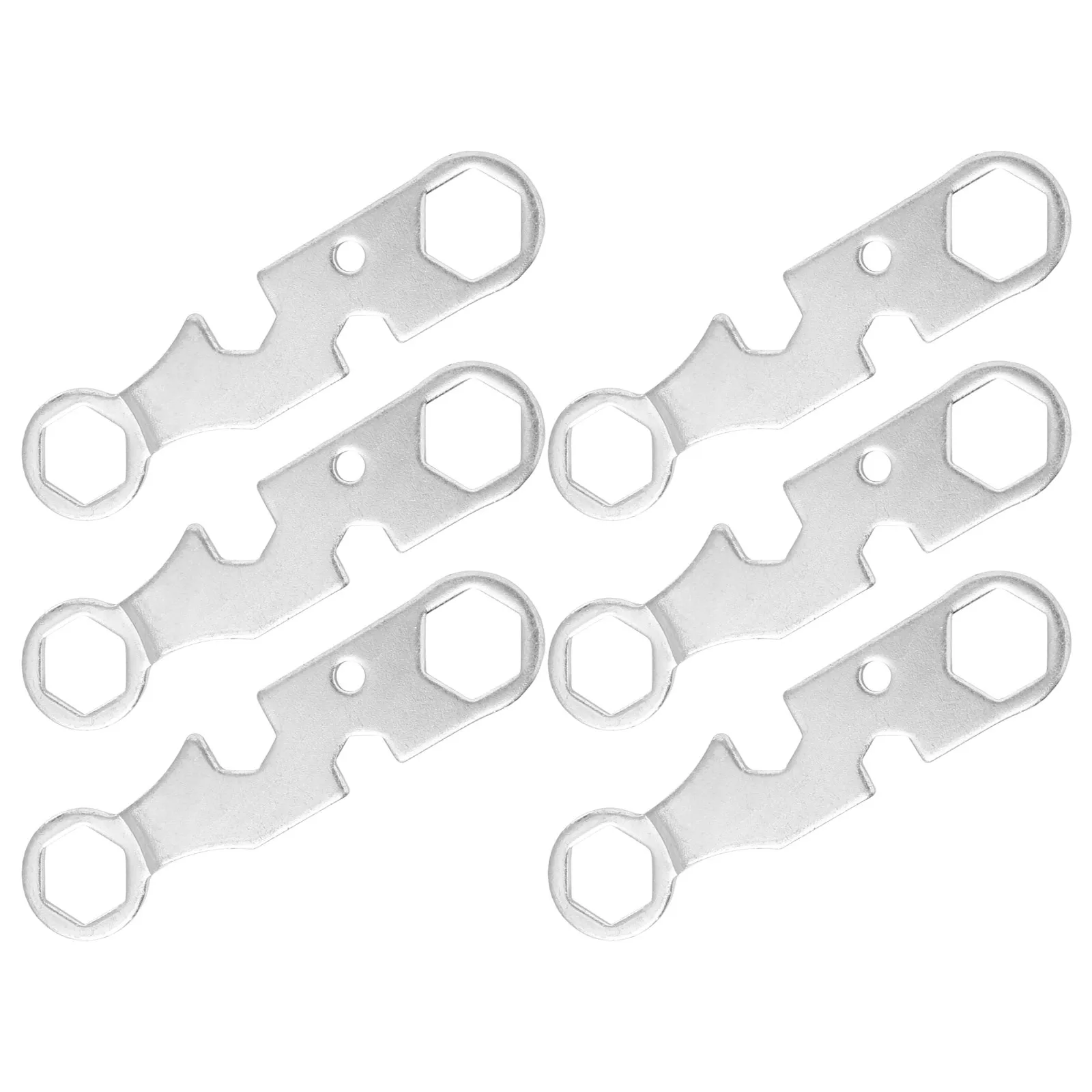

6Pcs Skate Tool Set Compact Skateboard Truck Tightener Matte Anti-Glare Inline Roller Skate Hardware Accessories