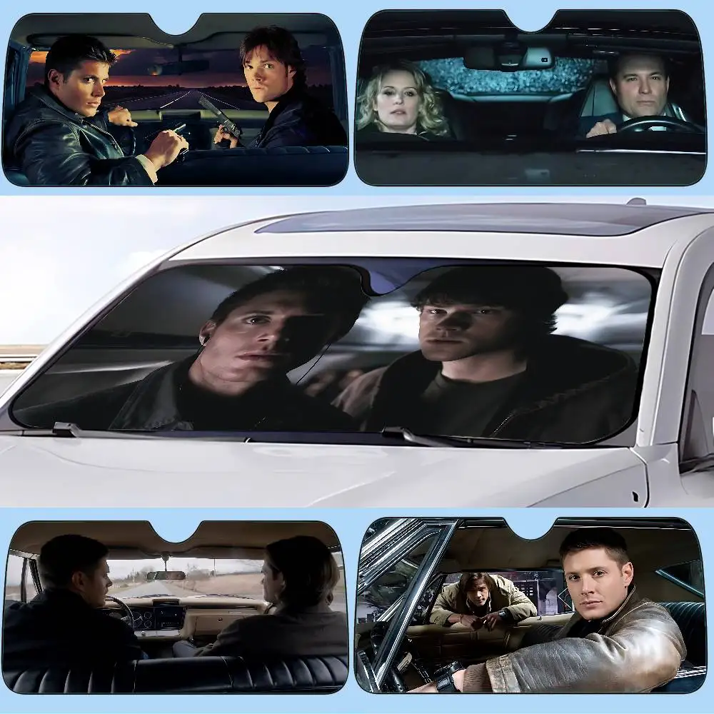 

S-Supernatural Car Sunshade Curtains Sunshade Car Window Windscreen Cover Sun Shade Auto Sun Visor Car-covers