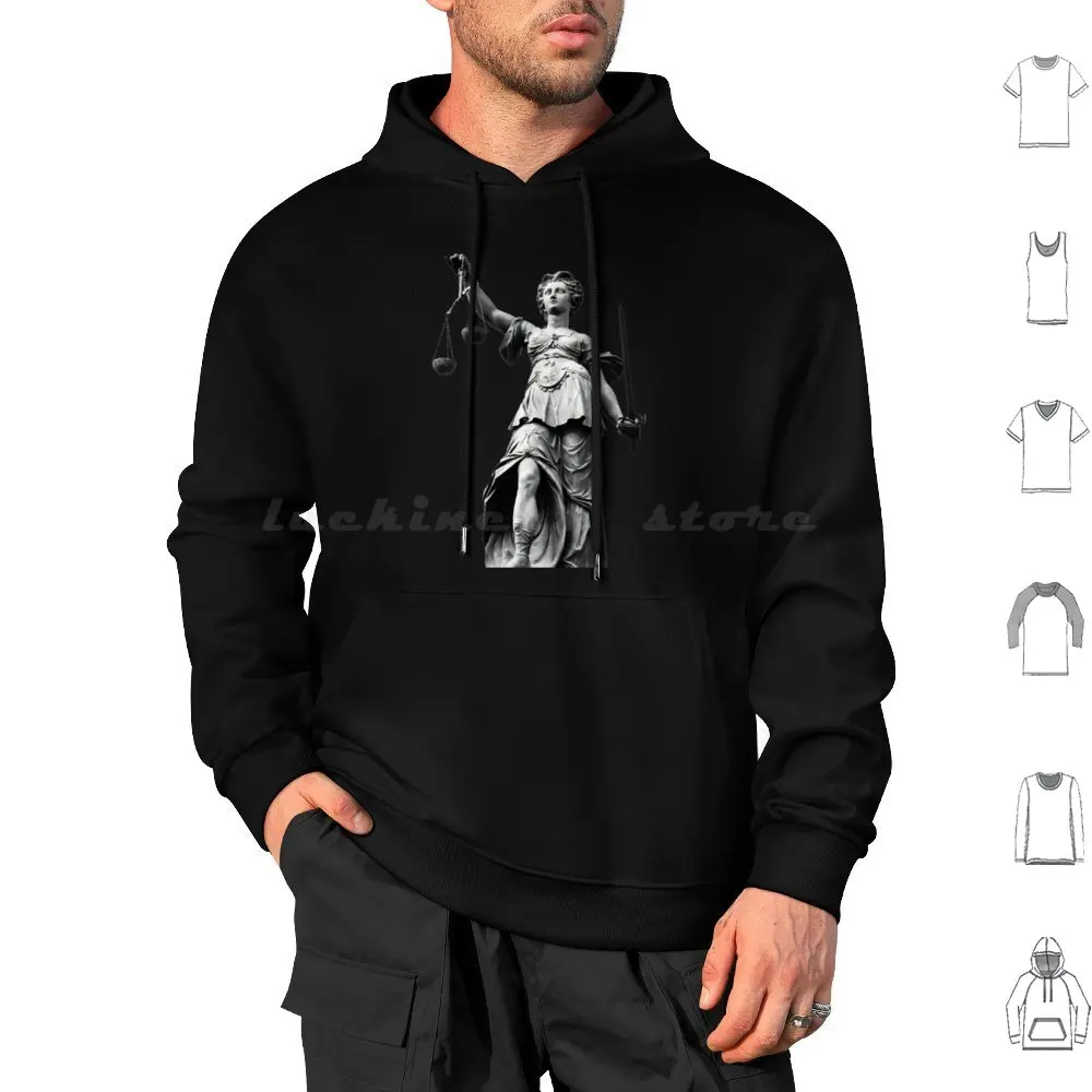 Lady Justice – Themis – Law – Lawyer Hoodie cotton Long Sleeve Law Lawyer Duty Lady Justice Themis Justice Judiciary Court