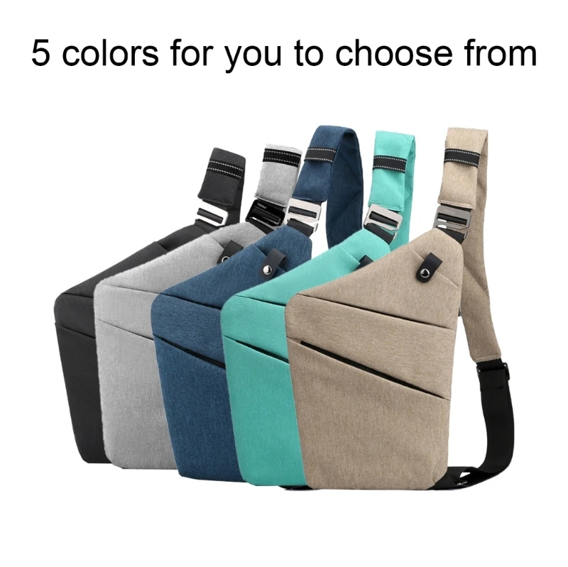 

Belt Bag Crossbody Bag for Adult Over The Shoulder Bag Large Capacity Splashproof Chest Bag for Women Men Unisex