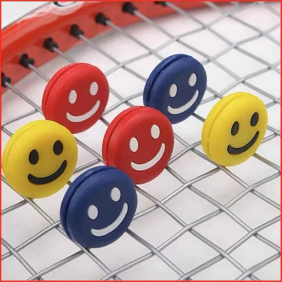 

10Pcs Smile Tennis Dampener Vibration Tennis Damper Shock Absorber Accessories Sport