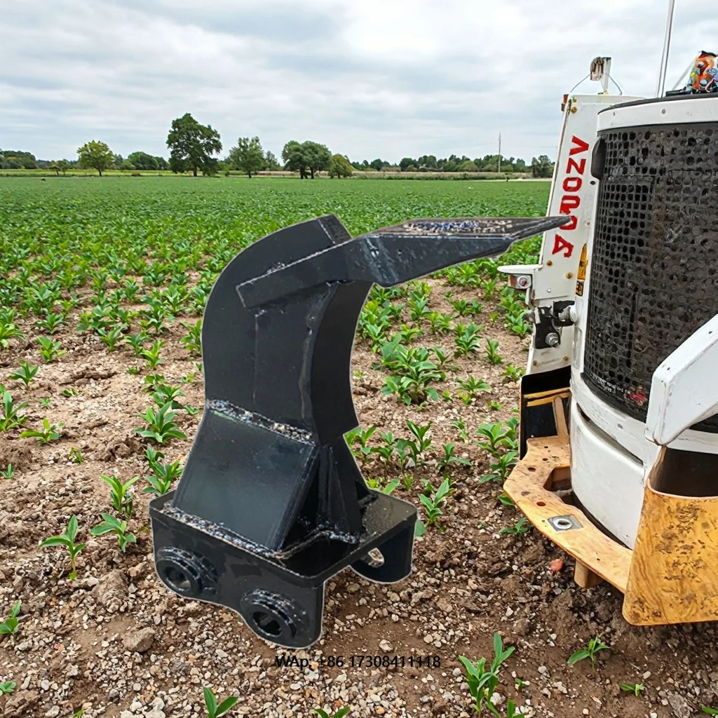 ممزق متين ذو أسنان واحدة لجرار الحفارة ومرفقات الخدش الأساسية ذات الجذر العميق لآلات بناء المحركات