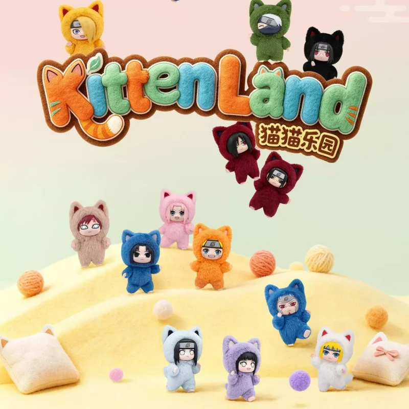 

Official Authentic Eaki Shippuden Kitten Land Vinyl Series Vol.3 Blind Box Plush Vinyl Figure Trendy Anime Collectible Toy Gift