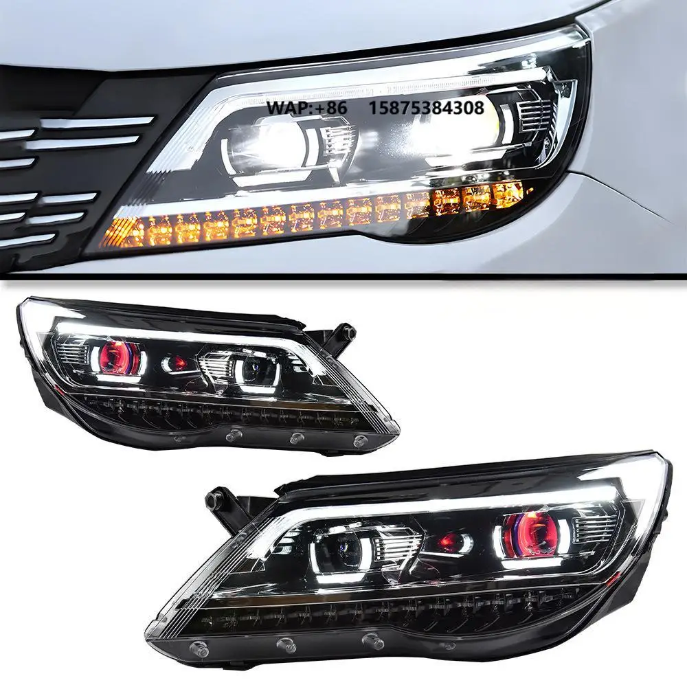 

For Tiguan 2007-2012 Modified Headlight Car Accessories Auto Headlamp High Quality Headlight Assembly