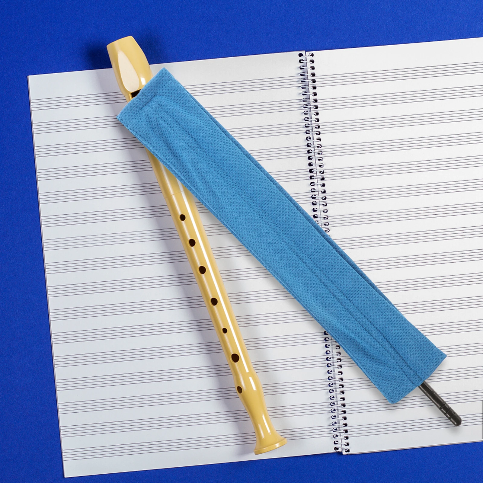 

Durable Soft Fiber Flute Cleaning Cloth Reusable Instrument Maintenance Large Coverage Gentle Surface Protection Fit Various
