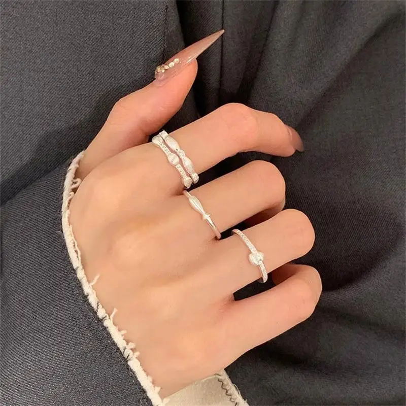 XIYANIKE Sweet Minimalist Brushed Fish Adjustable Finger Rings For Women Elegant Fashion New Jewelry Gift Party Birthday кольцо