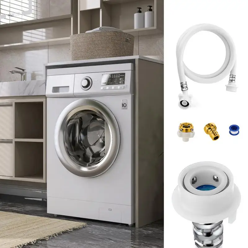 Washer Machine Hose Portable Connection And Supply Lines Long PVC Water Inlet Hose And Supply Lines For Home Dorm