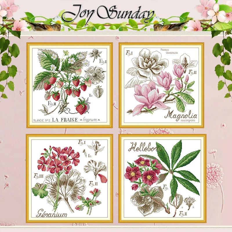 

Shadow Flower Series Patterns Counted Cross Stitch Set DIY 11CT 14CT 16CT HD Stamped DMC Cross-stitch Kit Embroidery Needlework