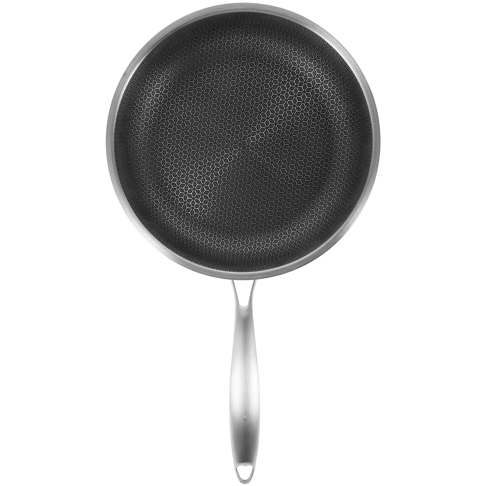 

Stainless Steel Wok Kitchen Supply Honeycomb Cookware Household Cool Non Stick Pots