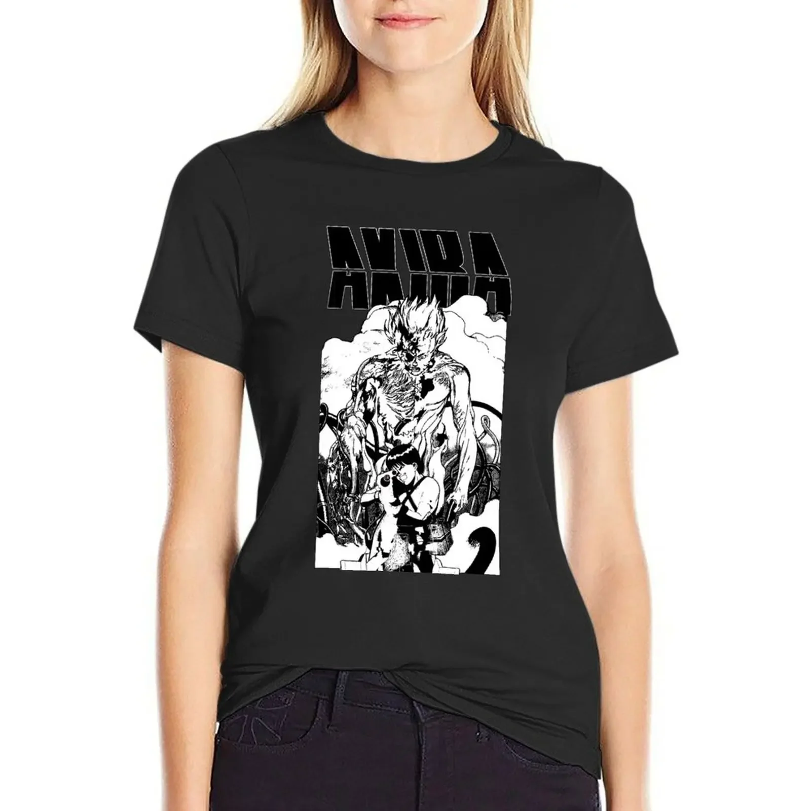 

AKIRA TETSUO KANEDA T-Shirt tees summer top lady clothes shirts graphic tees t-shirts for Women loose fit
