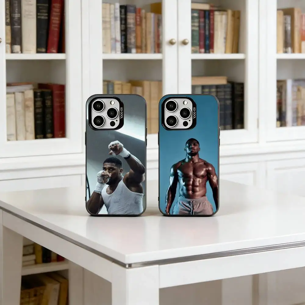 

A-Anthony J-Joshua Phone Case For iPhone 17,16,15,14,13,12,11 Plus,Pro Max,XS,Colorful Silver Phone case Funda Cover