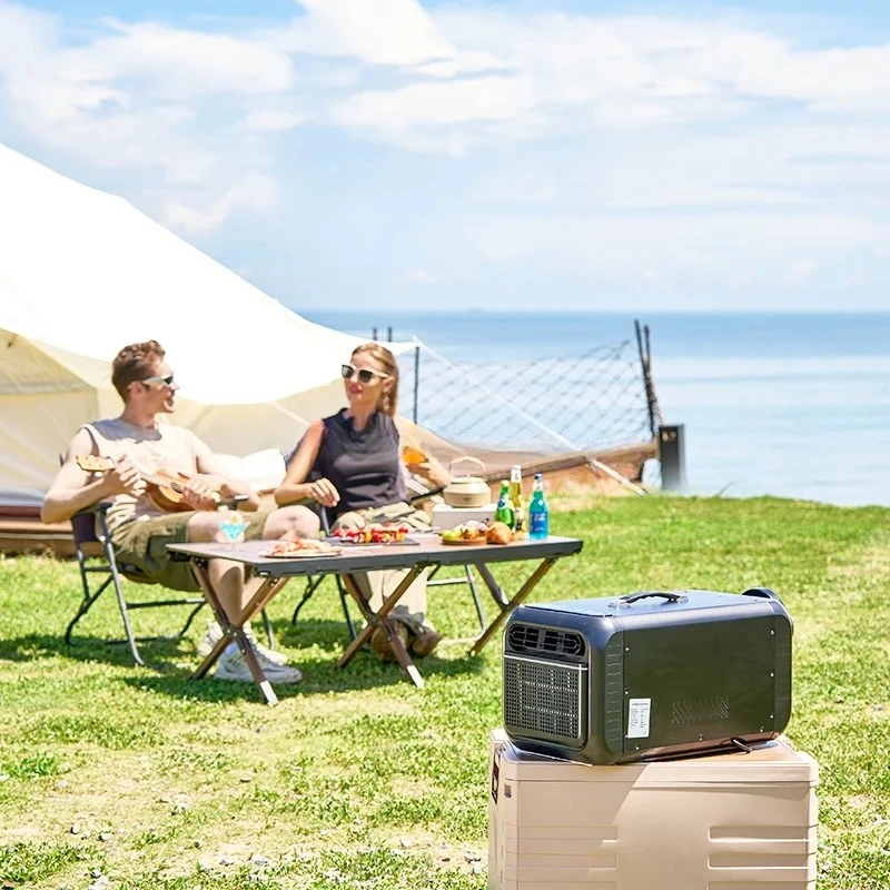 Black Energy Saving 220V Portable Air Conditioner Personal Cooling for Car Camping Tent RV Outdoor Use