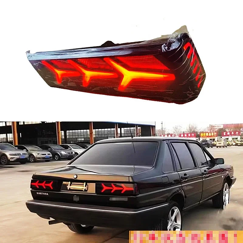 For Volkswagen Santala 1999-2012 modified LED Tail Light Assembly Flowing water light turn signal night running light Rear lamp