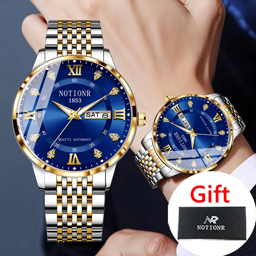 Luxury Watch With Bracelet - Multifunctional Men's Fashion Watch with Date