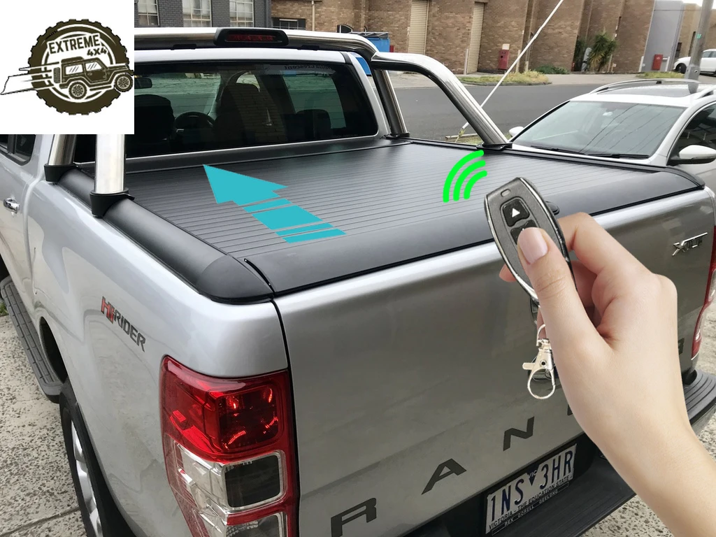 

High Quality Pickup Truck Accessories Retractable Roller Lid Electric Roller Shutter 4x4 Tonneau Cover for Ford Ranger T6 T7 T8